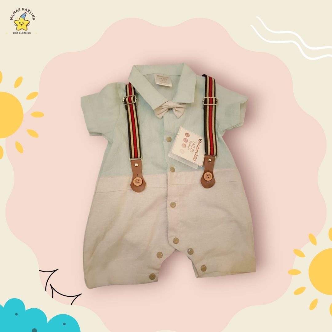 Imported bow Romper Made in Thailand