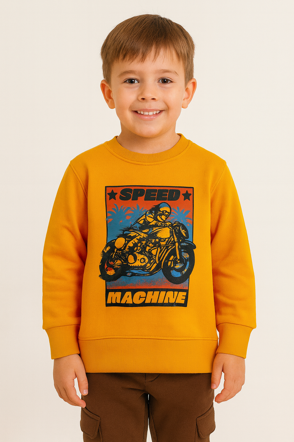 Boys’ “Speed Machine” Sweatshirt: Mini Minors