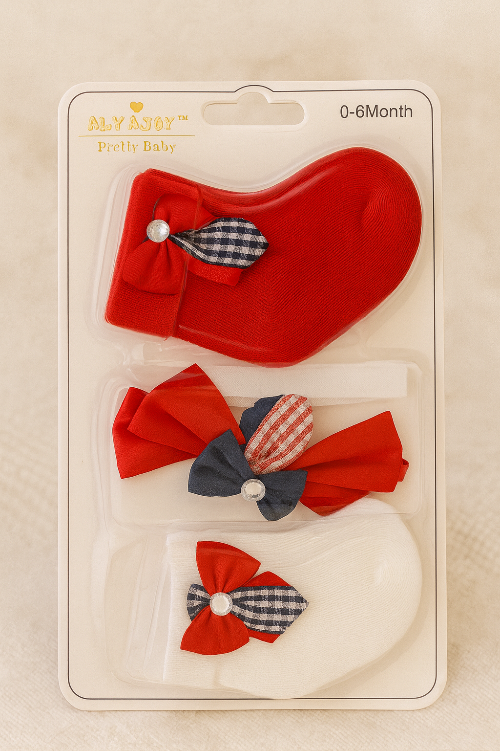 Baby Sock Set With Baby Band