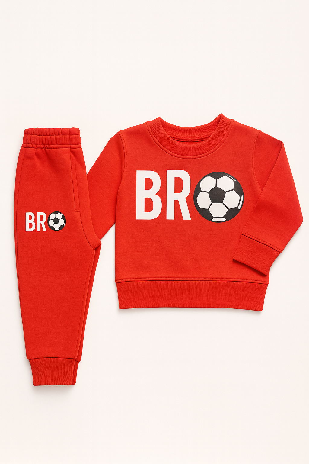 Red BRO Tracksuit Set
