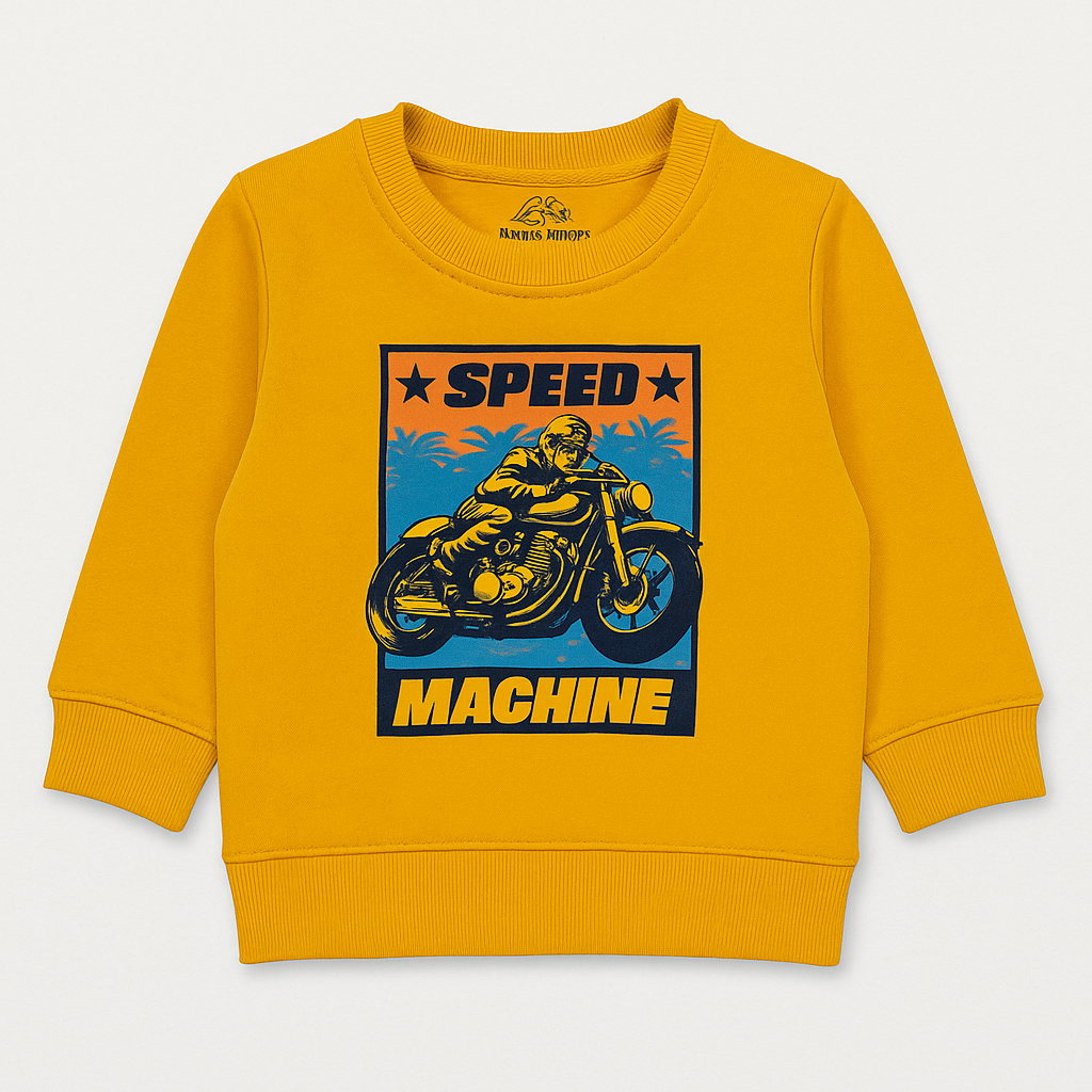 Boys’ “Speed Machine” Sweatshirt: Mini Minors