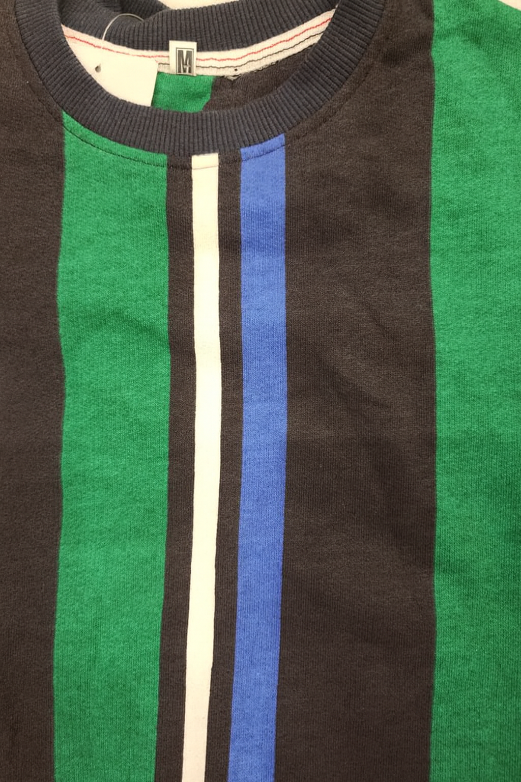 Stone Island Striped Kids Sweatshirt – Green & Blue