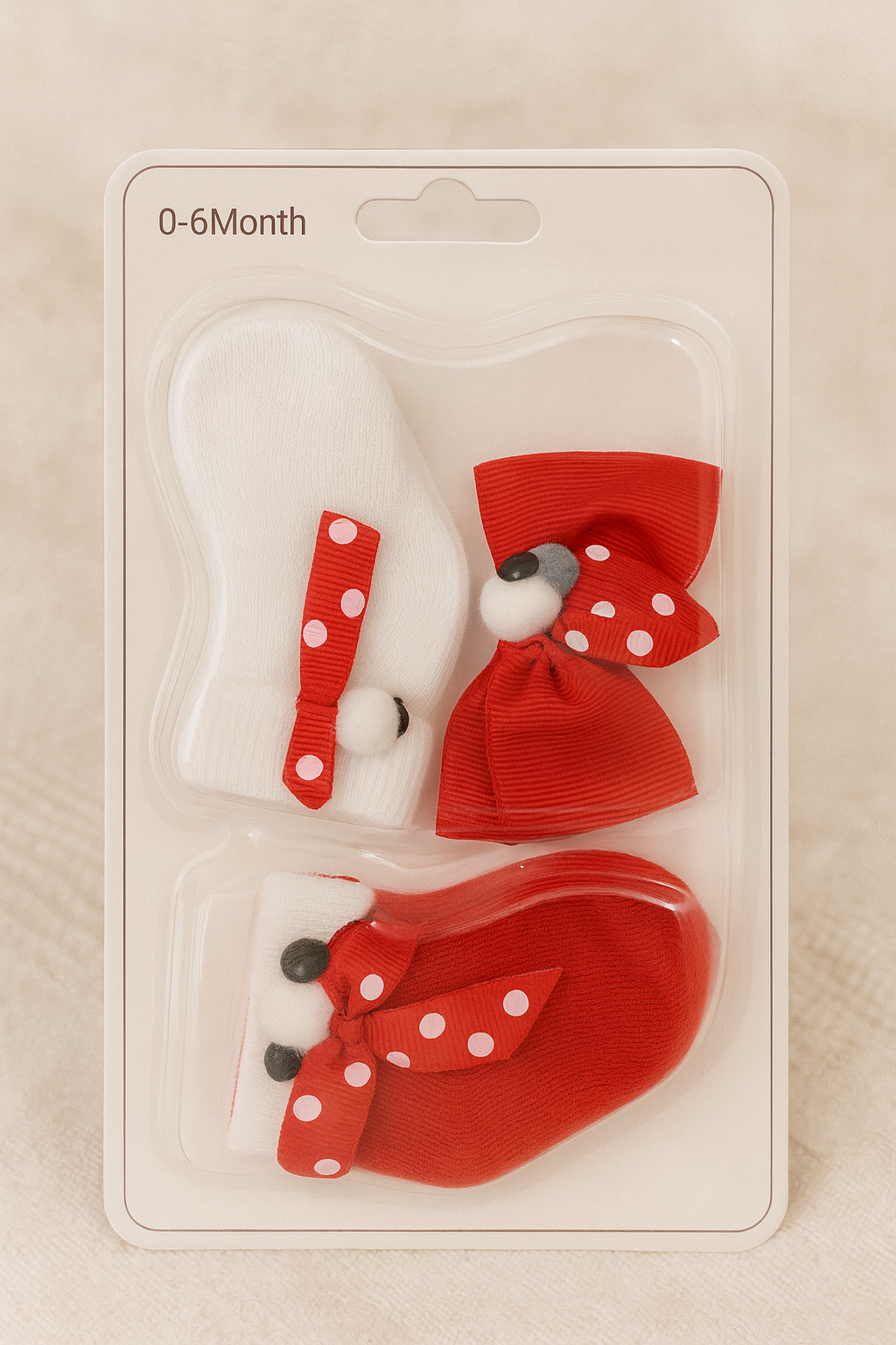 Polka Dot Baby Socks Set
