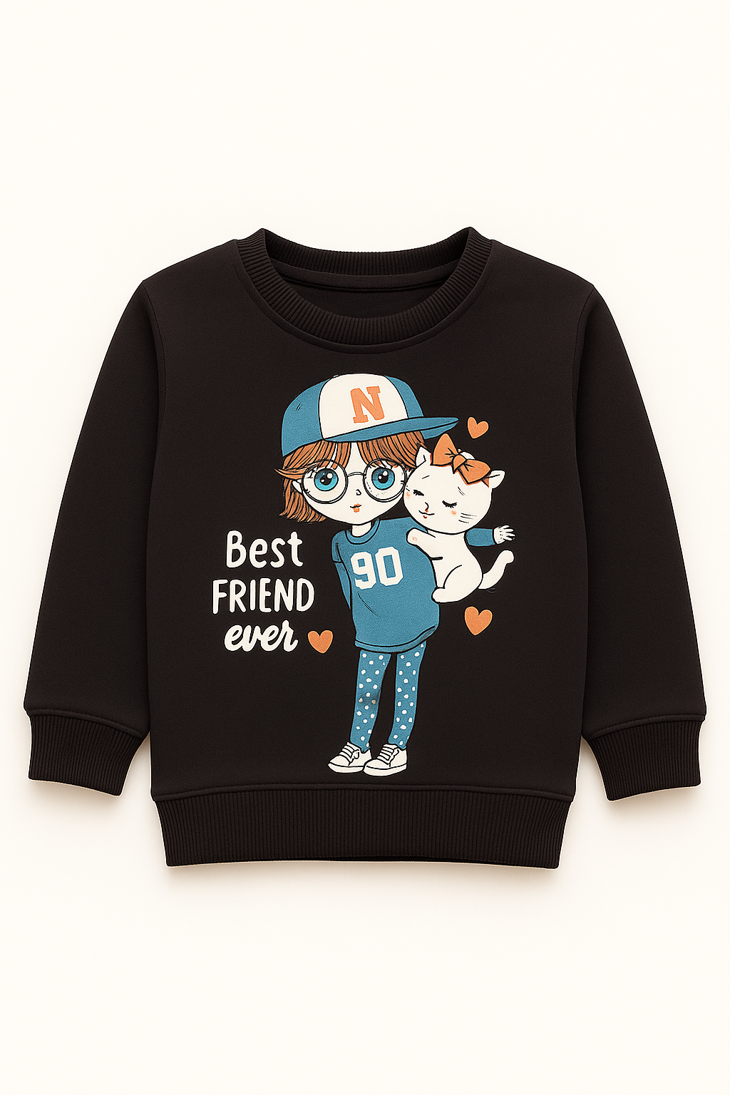 Best Friend Ever:Sweatshirt 🐾✨.