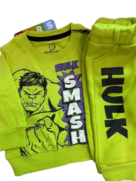 Kids Hulk Tracksuit (Sweatshirt + Jogger):