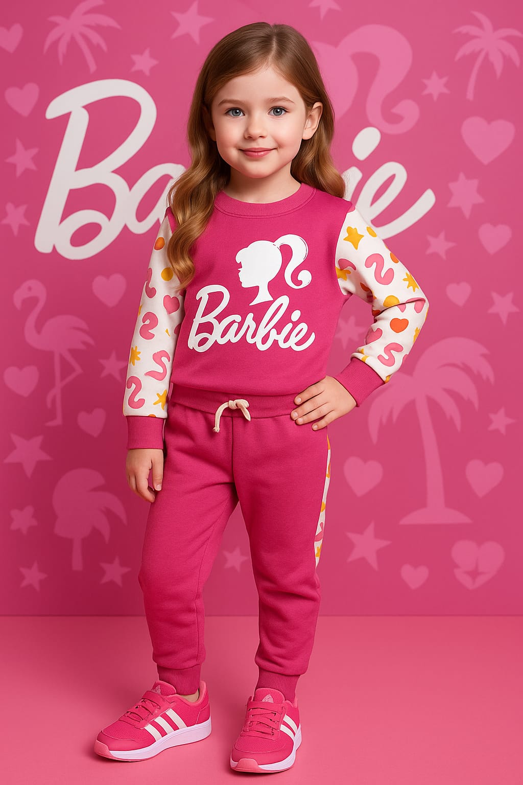 Barbie Princess Pink Jogger Set