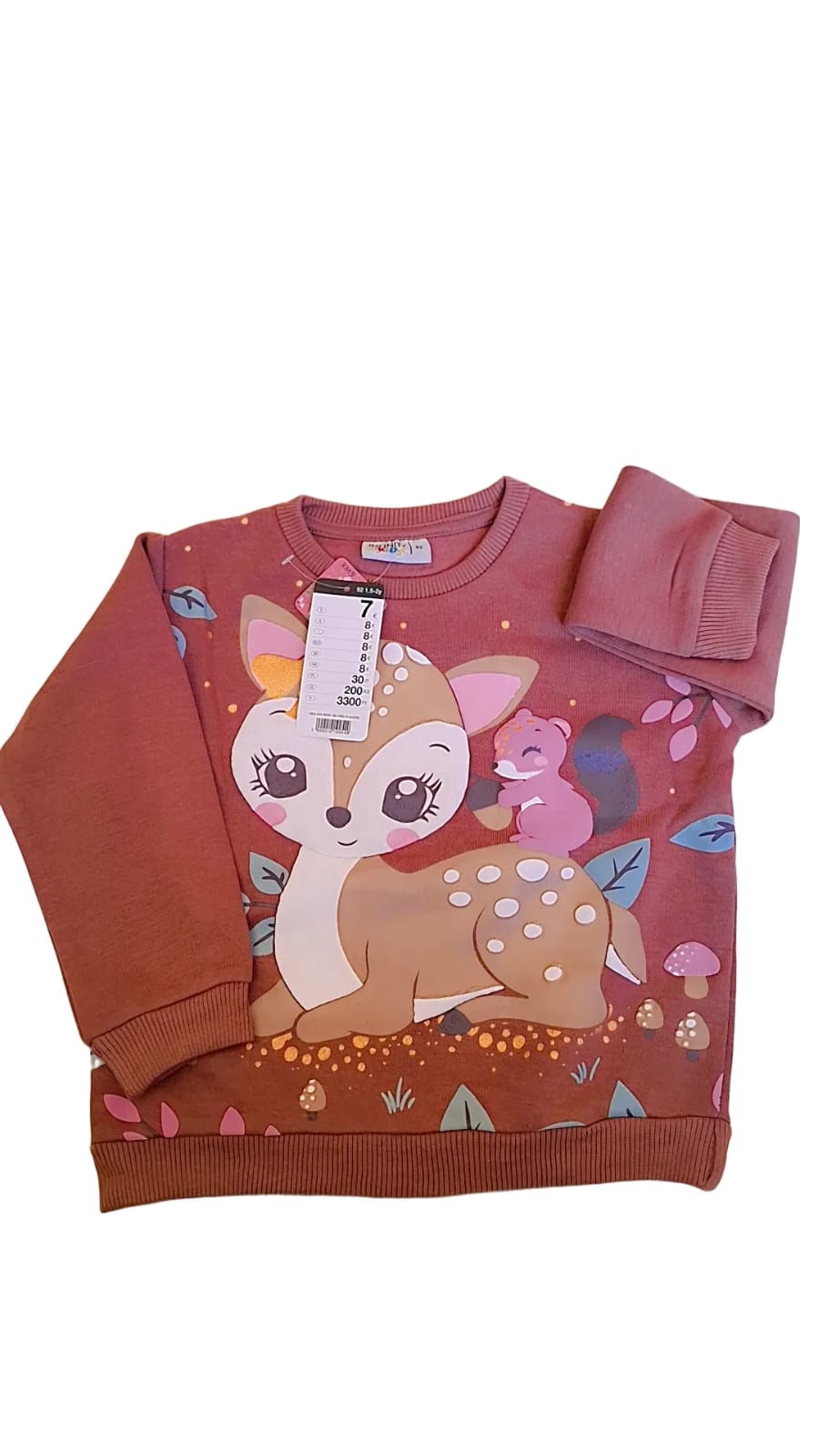 Dear embossed sweatshirt