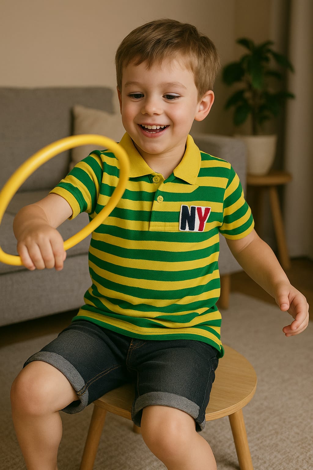 Polo Green Lining Shirt