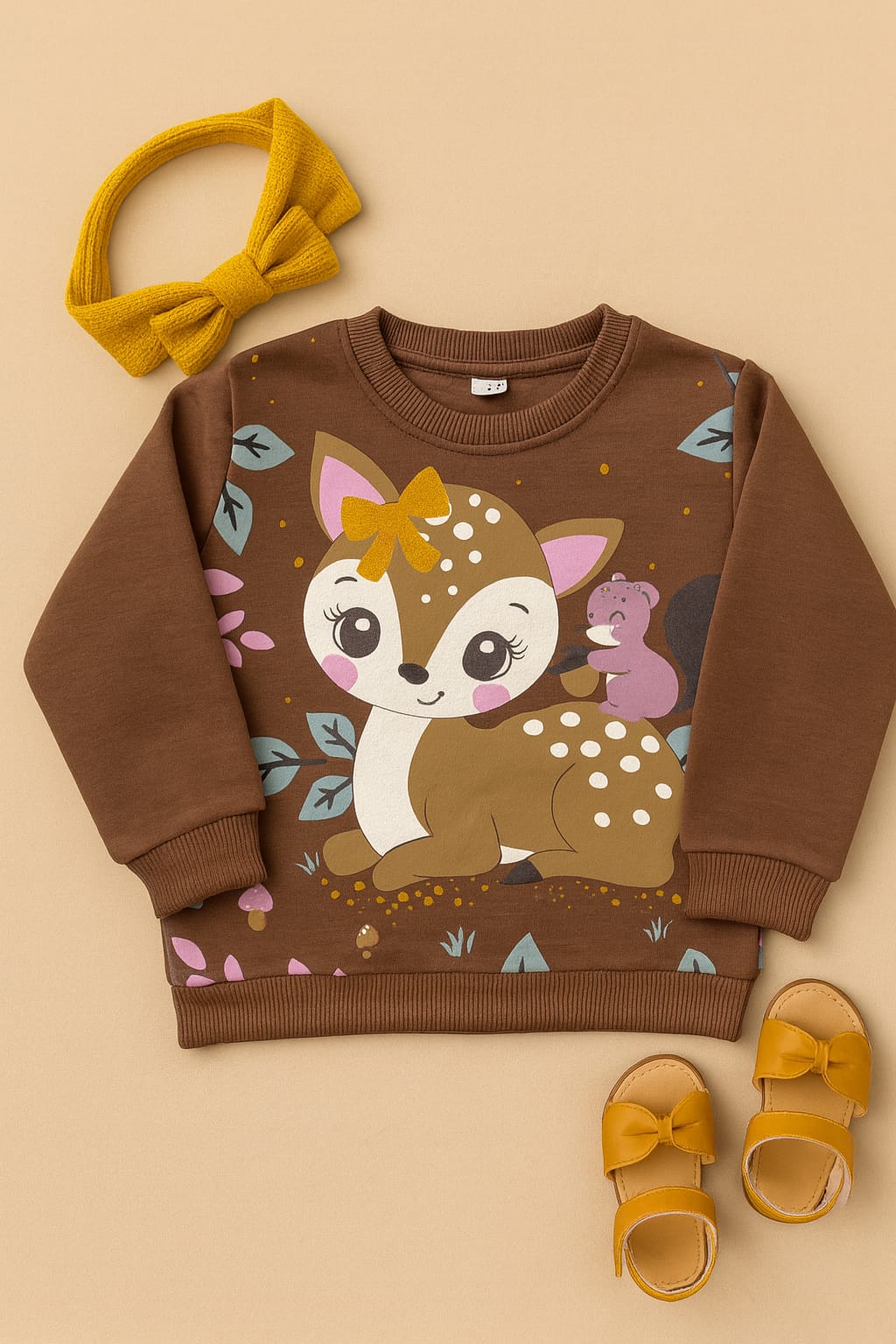 Dear embossed sweatshirt