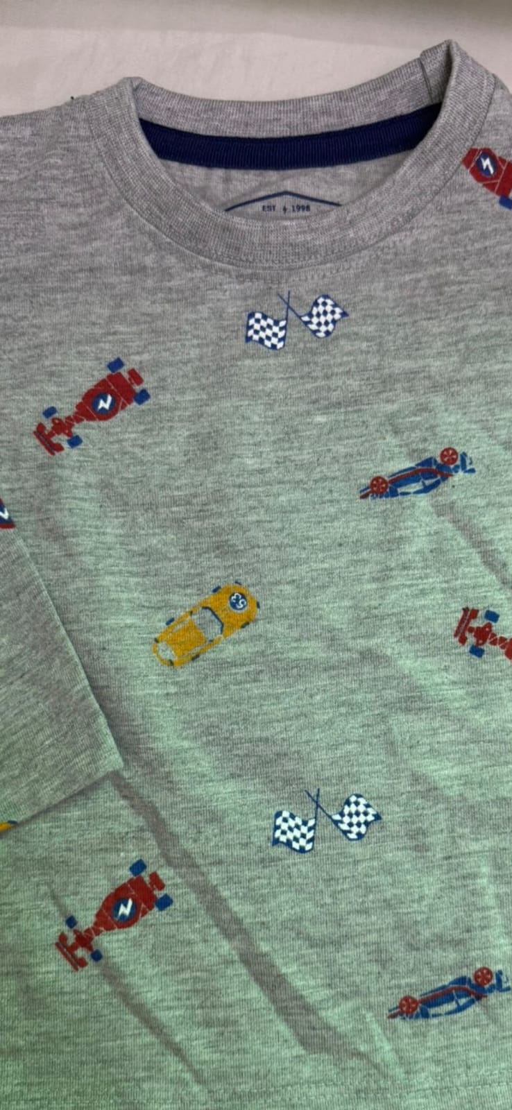 2-Pack Boys Car Print Full Sleeve T-Shirts: Mini Minors