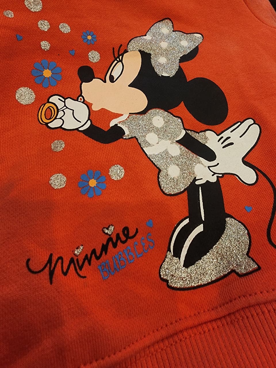 Red Minnie Mouse sweatshirt