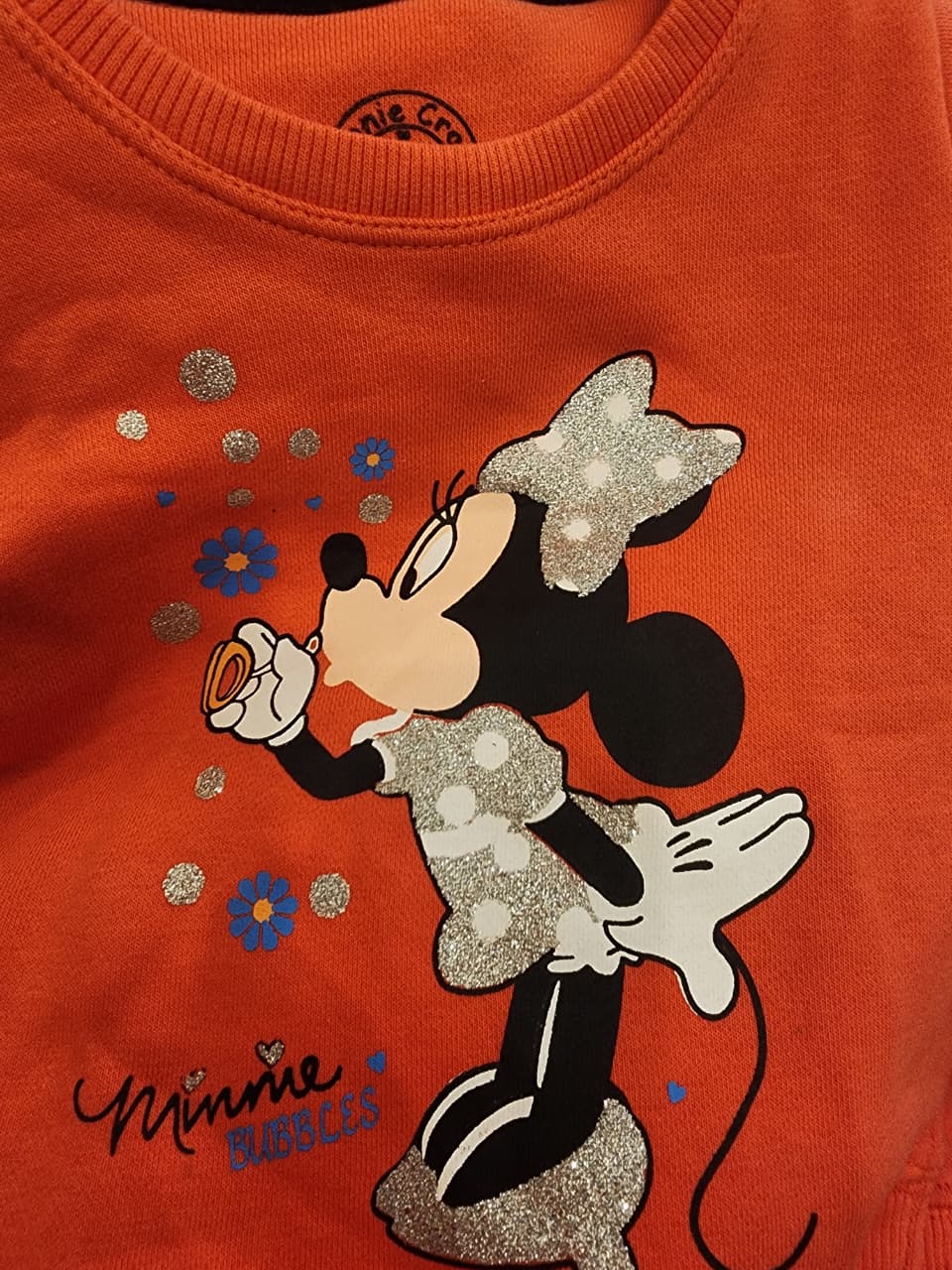 Red Minnie Mouse sweatshirt