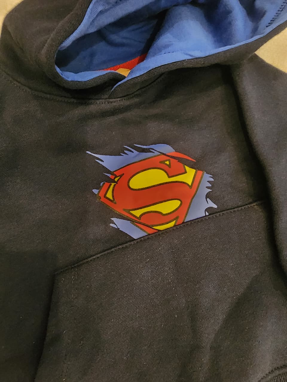 Superman Logo Hoodie :Royal Blue