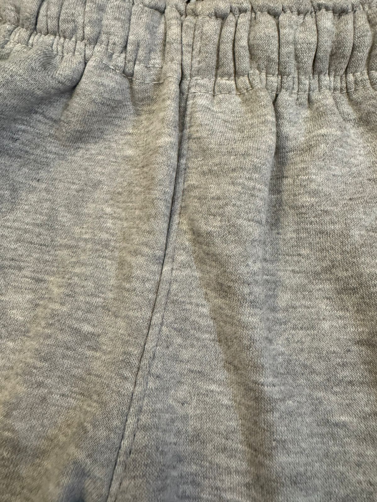 👟 Boys’ Grey Jogger Pants with Orange Side Stripe