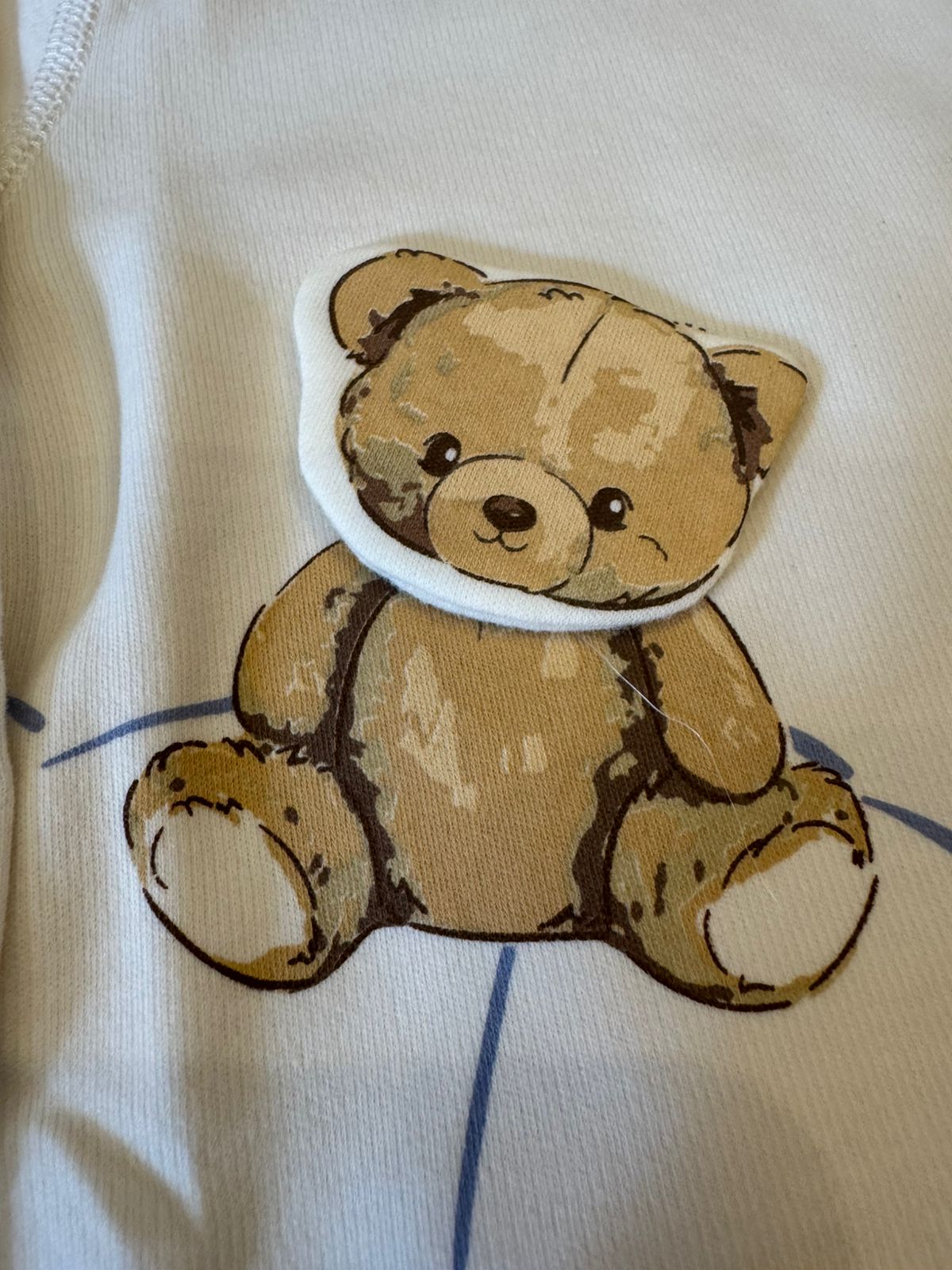 Baby Teddy Bear 2-Piece Outfit – Beige & Cream Imported Stuff