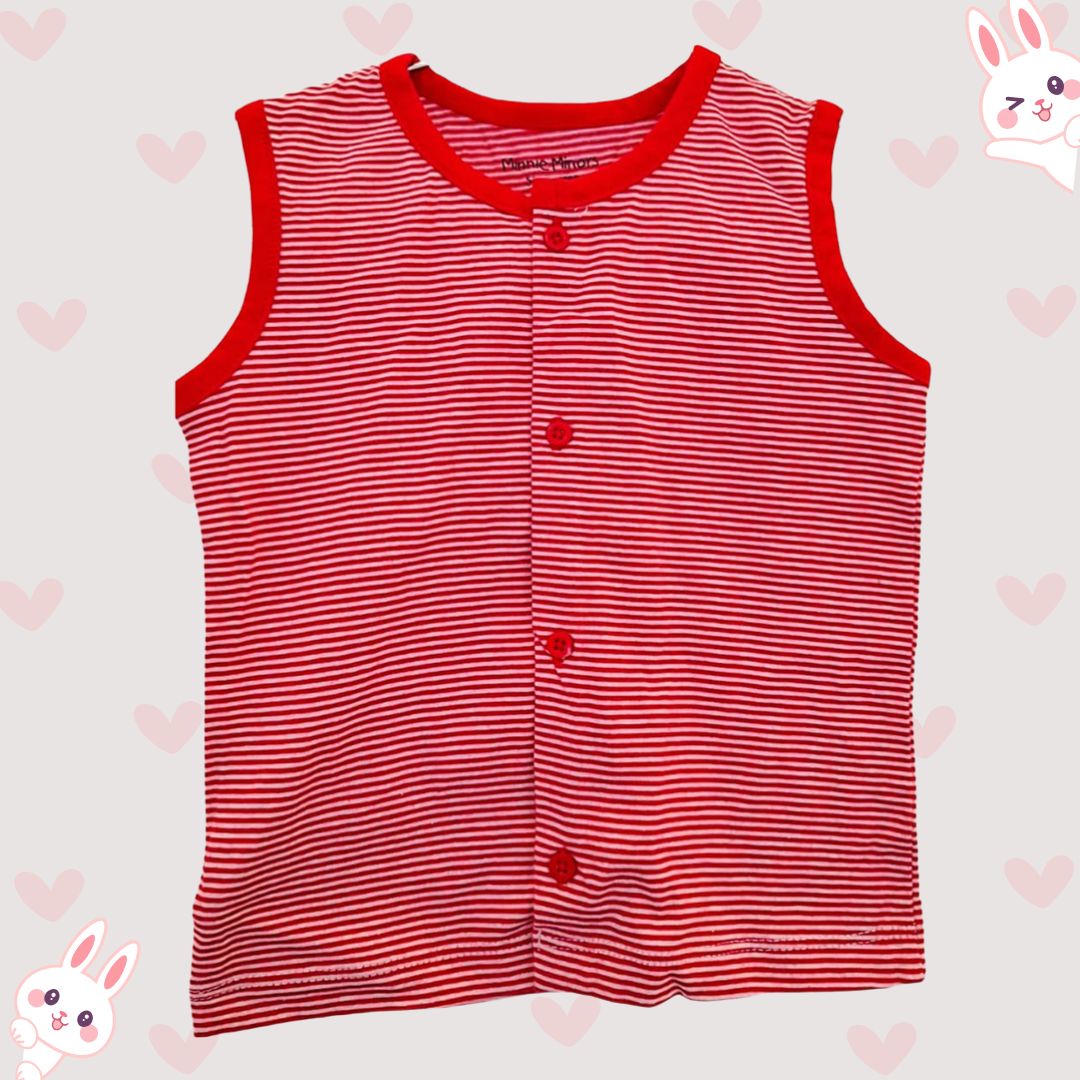 Red lining Vest